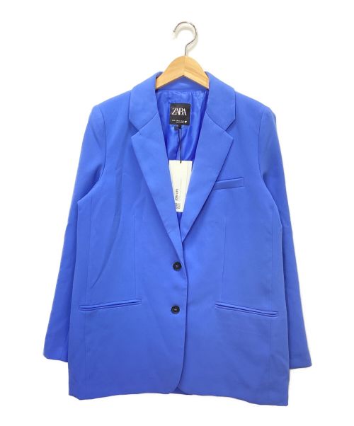 ZARA（ザラ）ZARA (ザラ) テーラードジャケット ブルー サイズ:M 未使用品の古着・服飾アイテム