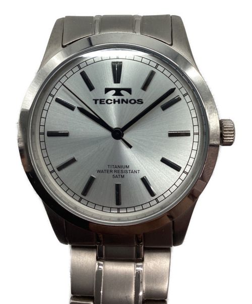 TECHNOS（テクノス）TECHNOS (テクノス) 腕時計 ホワイトの古着・服飾アイテム