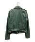 ZARA (ザラ) ライダースジャケット グリーン サイズ:M：2480円