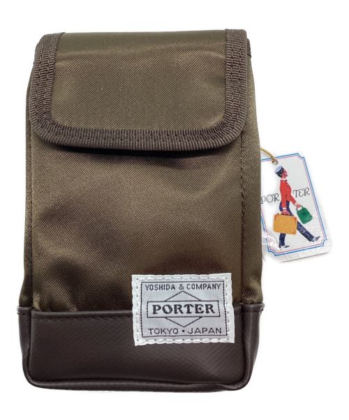 PORTER（ポーター）PORTER (ポーター) 携帯ポーチ オリーブ 未使用品の古着・服飾アイテム