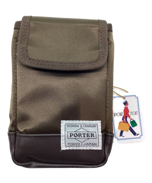 PORTER（ポーター）PORTER (ポーター) 携帯ポーチ オリーブ 未使用品の古着・服飾アイテム