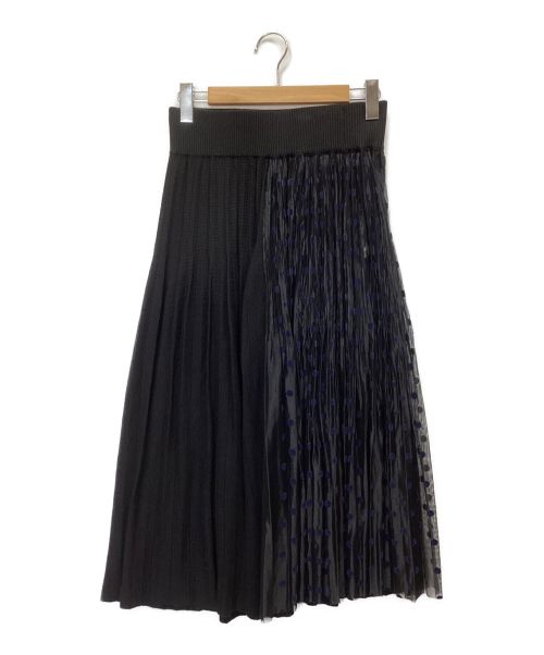 ZUCCA（ズッカ）ZUCCA (ズッカ) スカート ブラック×ネイビー サイズ:Mの古着・服飾アイテム