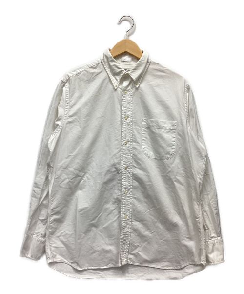 INDIVIDUALIZED SHIRTS（インディビジュアライズドシャツ）INDIVIDUALIZED SHIRTS (インディビジュアライズドシャツ) コットンシャツ ホワイト サイズ:Lの古着・服飾アイテム