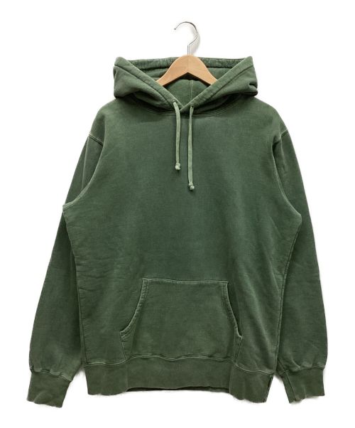 SUPREME（シュプリーム）SUPREME (シュプリーム) Overdyed Hooded sweatshirt グリーン サイズ:MEDIUMの古着・服飾アイテム