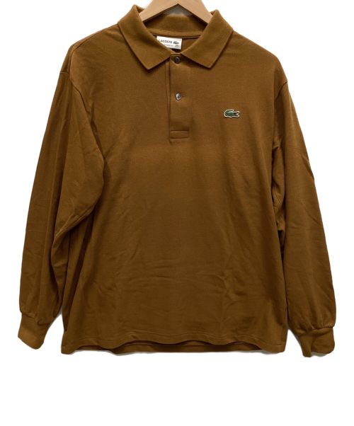 LACOSTE（ラコステ）LACOSTE (ラコステ) ポロシャツ ブラウン サイズ:Mの古着・服飾アイテム