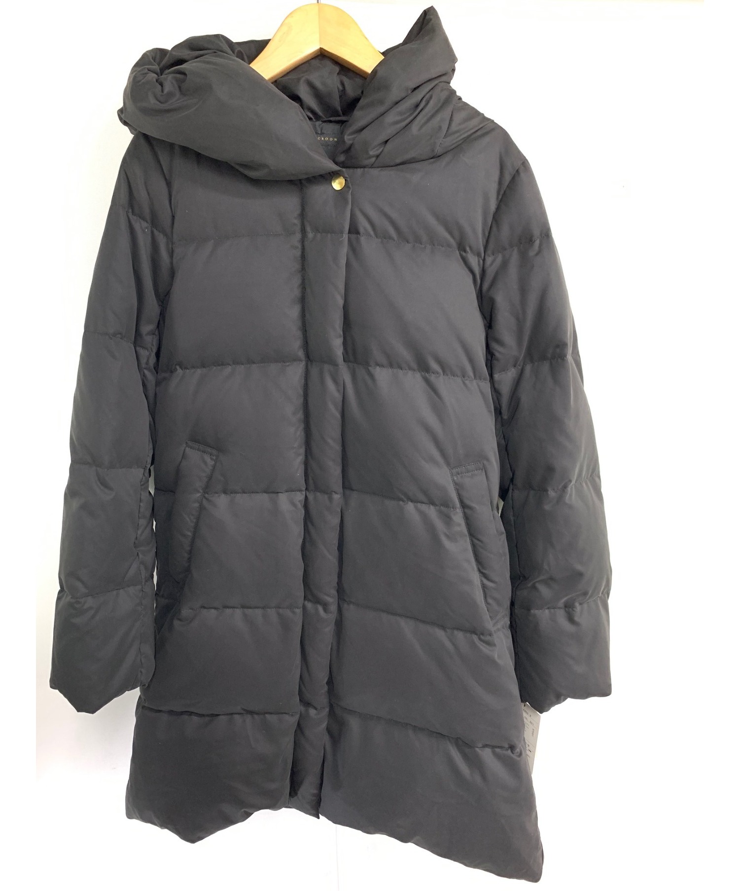 中古 古着通販 Croon A Song クルーン ア ソング ダウンコート ブラック サイズ 38 冬物 ブランド 古着通販 トレファク公式 Trefac Fashion