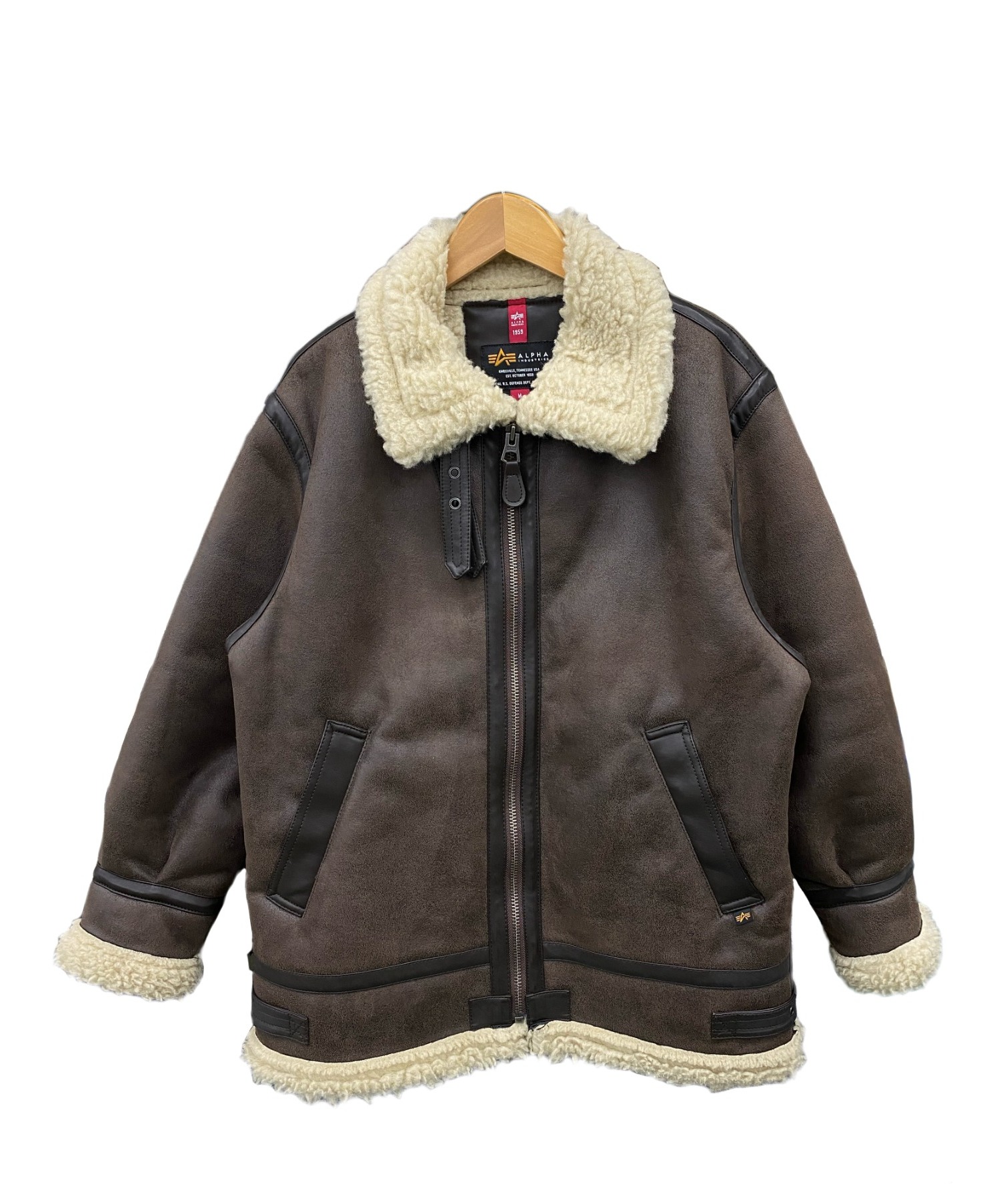 中古 古着通販 Alpha アルファ ボマージャケット ブラウン サイズ Size M ブランド 古着通販 トレファク公式 Trefac Fashion