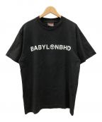 BABYLON LA×NEIGHBORHOODネイバーフッド）の古着「プリントTシャツ」｜ブラック