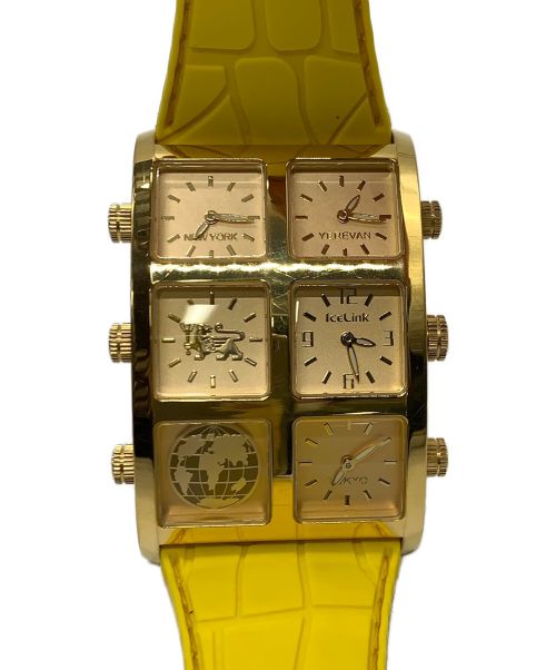 IceLink（アイスリンク）IceLink (アイスリンク) 4 TIME ZONE GENERATION BIG CASE / 腕時計の古着・服飾アイテム