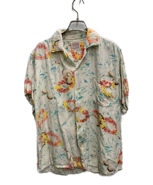 Pilgrim（ピルグリム）PILGRIM (ピルグリム) 60s開襟シャツ アイボリー サイズ:Mの古着・服飾アイテム
