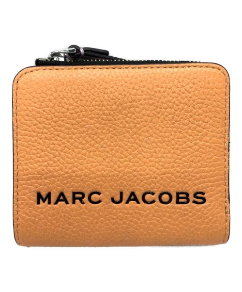 MARC JACOBS（マーク ジェイコブス）MARC JACOBS (マーク ジェイコブス) 2つ折り財布 ベージュ×オレンジの古着・服飾アイテム