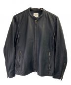 UNITED TOKYOユナイテッドトーキョー）の古着「シングルライダースジャケット」｜ブラック