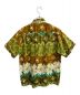 Hawaii Nei (ハワイネイ) ヴィンテージアロハシャツ グリーン×ブラウン サイズ:不明：5800円