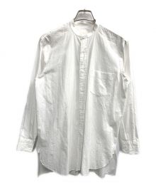 COMOLI（コモリ）の古着「バンドカラーシャツ」｜ホワイト