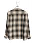 WACKO MARIA (ワコマリア) オンブレチェックシャツ ホワイト×ブラック サイズ:S：12800円
