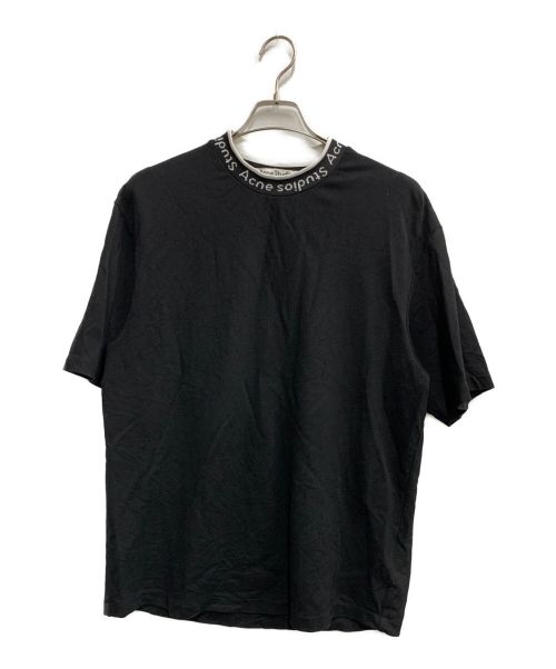 Acne studios（アクネ ストゥディオス）ACNE STUDIOS (アクネストゥディオス) EXTORR LOGO RIB T-SHIRTS ブラック サイズ:Sの古着・服飾アイテム