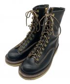 SPPN BOOTS ONLYスッピンブーツオンリー）の古着「8-in Lace-up Boots Crepe Sole」｜ブラック