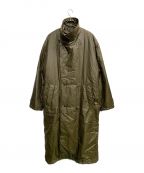 GIANFRANCO FERREジャンフランコフェレ）の古着「90sライナー付きパデッドコート」｜カーキ