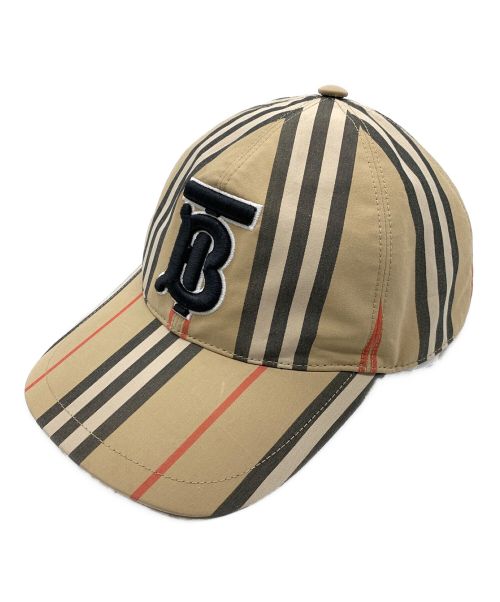 BURBERRY（バーバリー）BURBERRY (バーバリー) TB CHECK BASEBALL CAP ベージュ サイズ:Mの古着・服飾アイテム