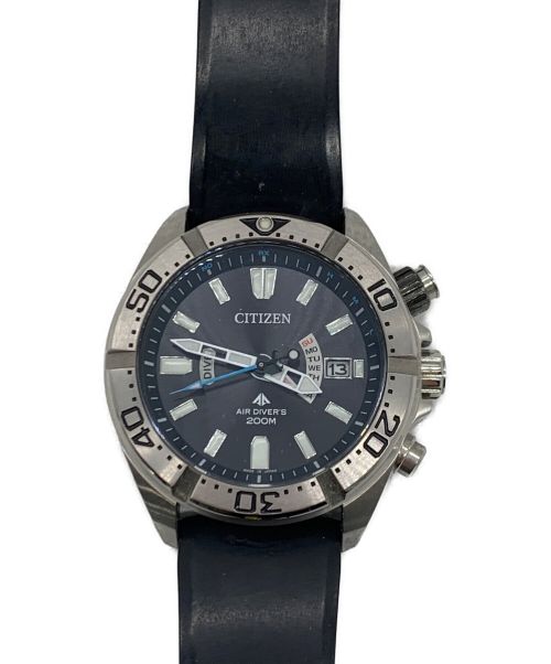 CITIZEN（シチズン）CITIZEN (シチズン) 腕時計 電波ソーラー ブラックの古着・服飾アイテム