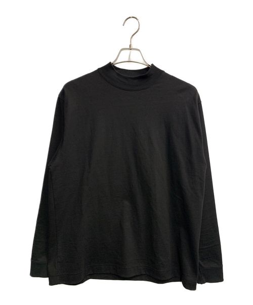 ATON（エイトン）ATON (エイトン) モックネックカットソー ブラック サイズ:2の古着・服飾アイテム