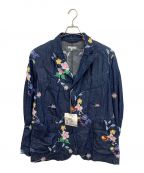 Engineered Garments（）の古着「ライトオンスデニム刺繍ジャケット」｜インディゴ