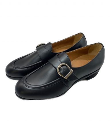 中古・古着通販】HARE (ハレ) ヒールシングルモンクシューズ ブラック