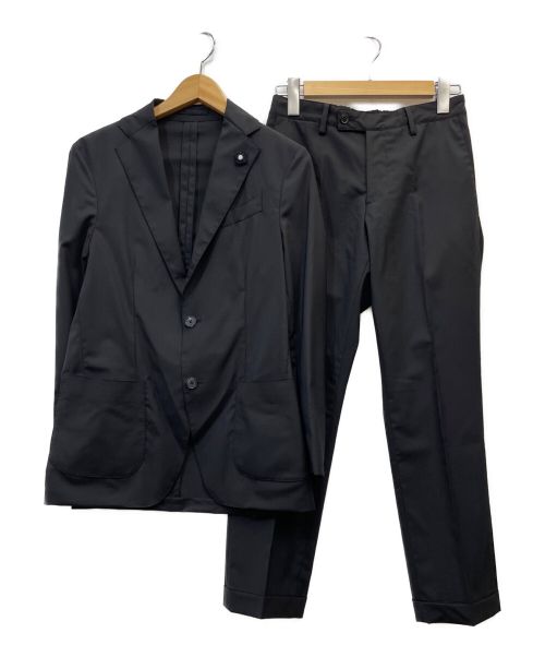 LARDINI（ラルディーニ）LARDINI (ラルディーニ) セットアップスーツ ブラック サイズ:42の古着・服飾アイテム
