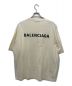 BALENCIAGA (バレンシアガ) ロゴプリントオーバーサイズTシャツ アイボリー サイズ:L：34800円