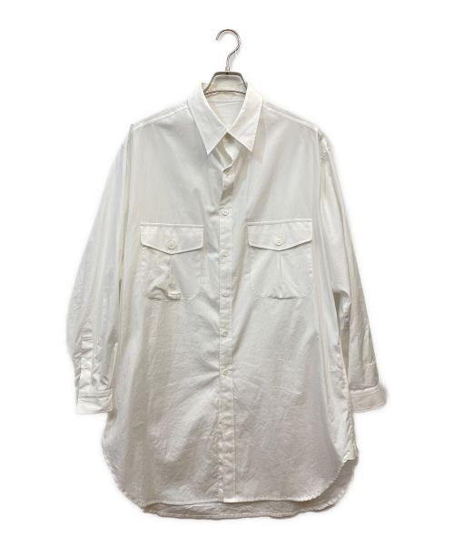 Yohji Yamamoto pour homme（ヨウジヤマモト プールオム）Yohji Yamamoto pour homme (ヨウジヤマモト プールオム) ロングシャツ ホワイト サイズ:2の古着・服飾アイテム