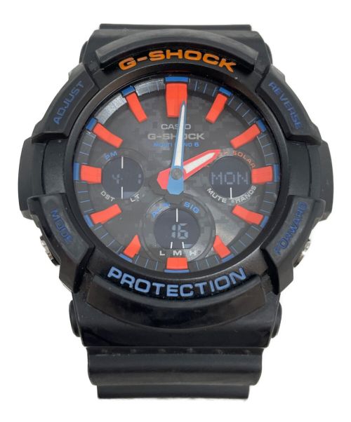 CASIO（カシオ）CASIO (カシオ) 腕時計 G-SHOCK ブラック×オレンジの古着・服飾アイテム
