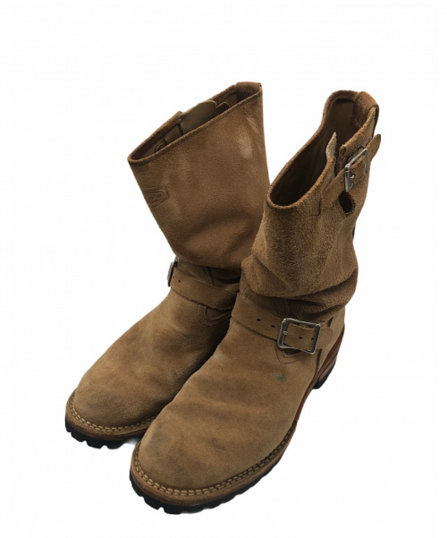 中古 古着通販 Wesco ウエスコ スウェードエンジニアブーツ ベージュ サイズ Us 11 ブランド 古着通販 トレファク公式 Trefac Fashion