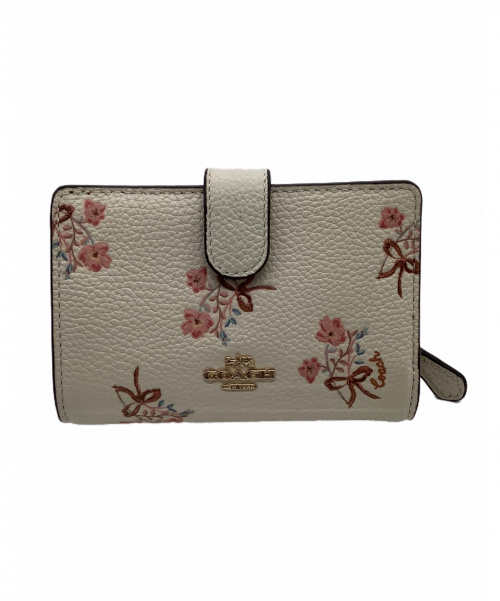 中古 古着通販 Coach コーチ 財布 アイボリー 未使用品 サクラフローラル 684 ブランド 古着通販 トレファク公式 Trefac Fashion