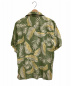 reyn spooner (レイン スプナー) オープンカラーシャツ グリーン×イエロー サイズ:L：4800円