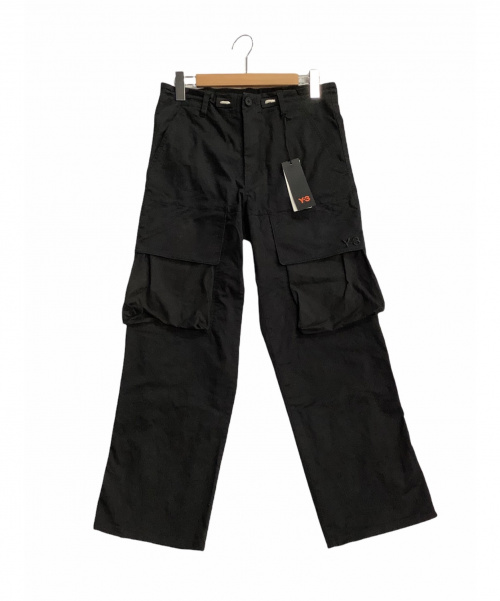 Y-3（ワイスリー）Y-3 (ワイスリー) GABARDINE CARGO PANTS ブラック サイズ:XS 未使用品の古着・服飾アイテム
