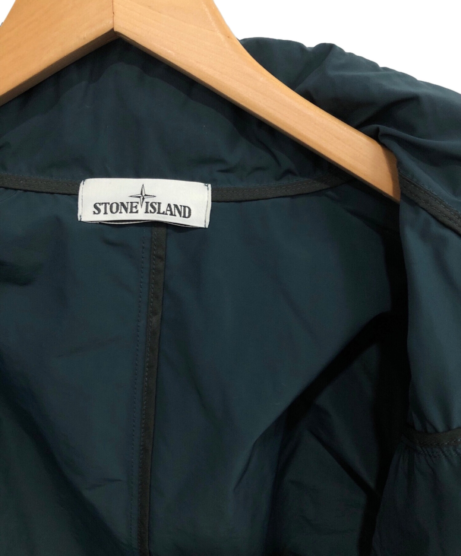 STONE ISLAND (ストーンアイランド) ロゴボンバージャケット グリーン サイズ:L 未使用品