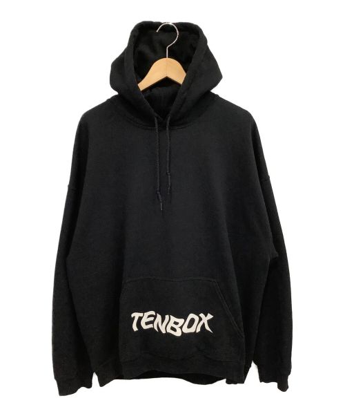 TENBOX（テンボックス）TENBOX (テンボックス) プルオーバーパーカー ブラック サイズ:XLの古着・服飾アイテム