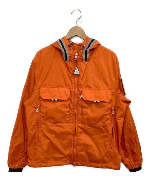 MONCLER（モンクレール）MONCLER (モンクレール) フーデッドナイロンジャケット オレンジ サイズ:-の古着・服飾アイテム