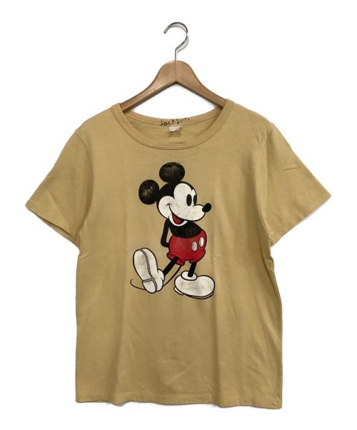 JACKSON MATISSE（ジャクソンマティス）JACKSON MATISSE (ジャクソンマティス) ミッキーTシャツ ベージュ サイズ:表記なしの古着・服飾アイテム