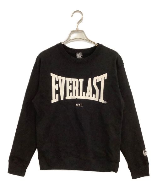 EVERLAST（エバーラスト）EVERLAST (エバーラスト) クルーネックスウェット ブラック サイズ:Mの古着・服飾アイテム