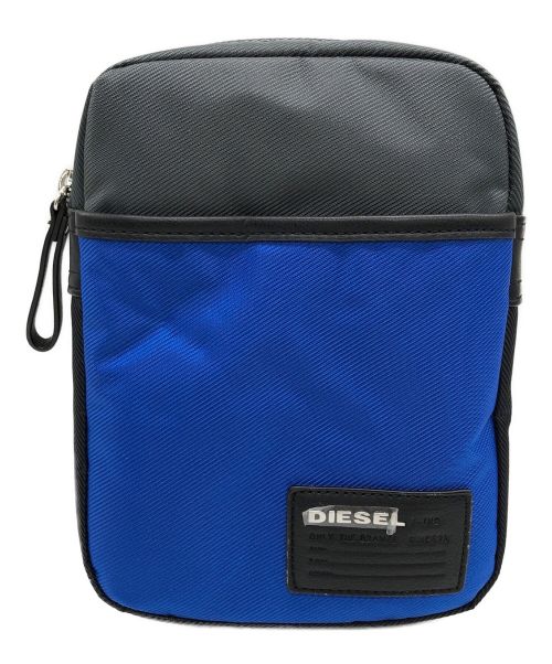 DIESEL（ディーゼル）DIESEL (ディーゼル) ショルダーバッグ グレー×ブルー 未使用品の古着・服飾アイテム