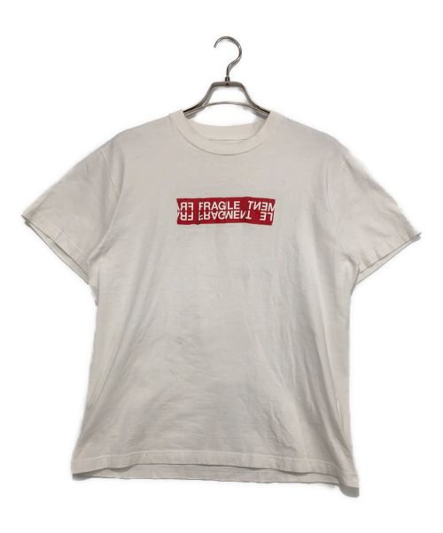 sacai（サカイ）sacai×FRAGMENT DESIGN (サカイ×フラグメントデザイン) 半袖Tシャツ ホワイト サイズ:２の古着・服飾アイテム
