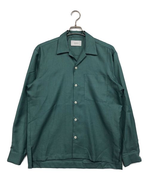 STUDIOUS（ステュディオス）STUDIOUS (ステュディオス) オープンカラーシャツ グリーン サイズ:2の古着・服飾アイテム