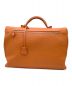 大峡製鞄 (オオバセイホウ) レザーブリーフケース オレンジ：64800円