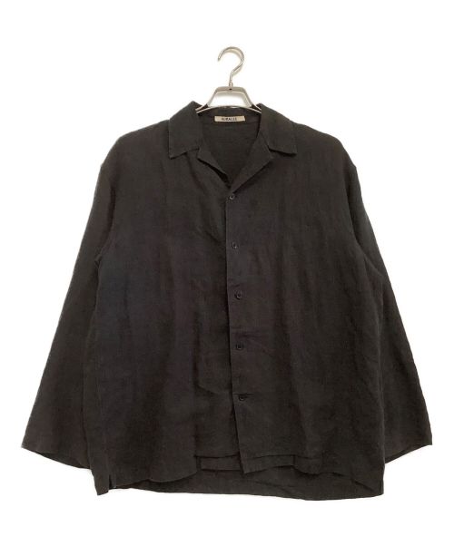 AURALEE（オーラリー）AURALEE (オーラリー) リネンシャツ グレー サイズ:3の古着・服飾アイテム