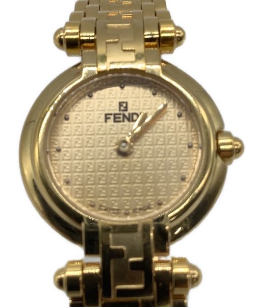 FENDI（フェンディ）FENDI (フェンディ) 腕時計 ゴールドの古着・服飾アイテム