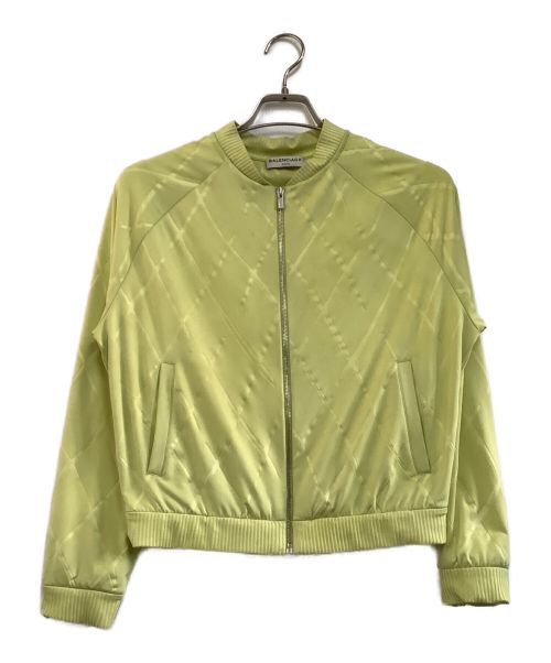 BALENCIAGA（バレンシアガ）BALENCIAGA (バレンシアガ) ボンディングジャケット 黄緑 サイズ:XSの古着・服飾アイテム