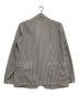YANUK (ヤヌーク) テーラードジャケット ホワイト×グレー サイズ:L 未使用品：11000円