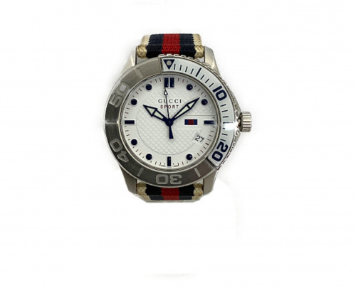 GUCCI（グッチ）GUCCI (グッチ) 腕時計 サイズ:- YA126231 クォーツ キャンバスの古着・服飾アイテム