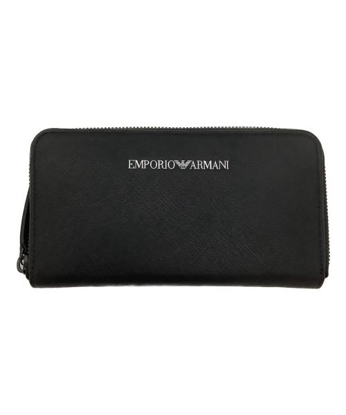 EMPORIO ARMANI（エンポリオアルマーニ）EMPORIO ARMANI (エンポリオアルマーニ) 長財布 ブラック サイズ:-の古着・服飾アイテム